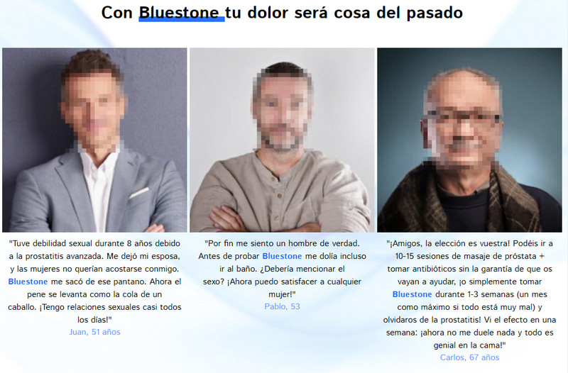 Bluestone testimonios